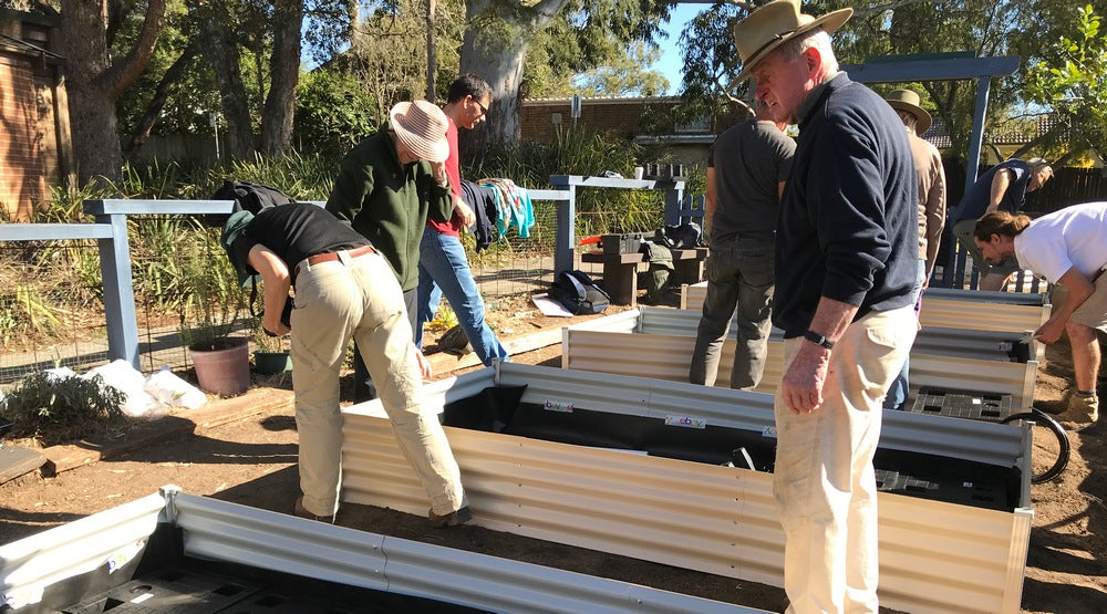 West Pymble Community Garden Install of WaterUps 