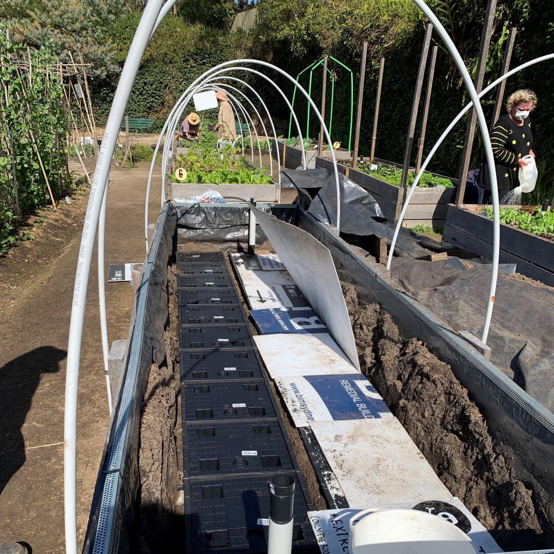 Community Gardens WaterUps Wicking Bed Retrofit