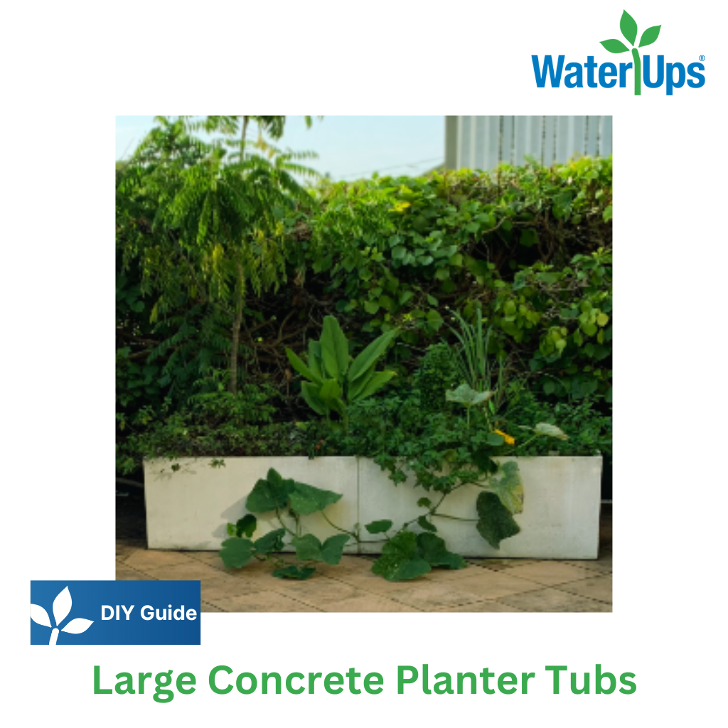 DIY Guides Large Concrete Planter Tubs