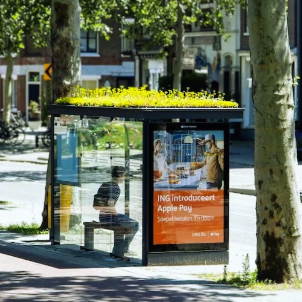 Green Bus Shelters